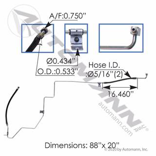 New Aftermarket Mack A/C Line Assembly
