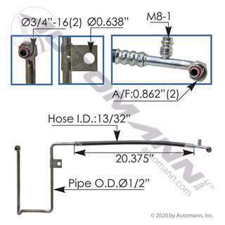 New Aftermarket Mack A/C Hose Assembly