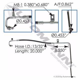 New Aftermarket Mack A/C Hose Assembly