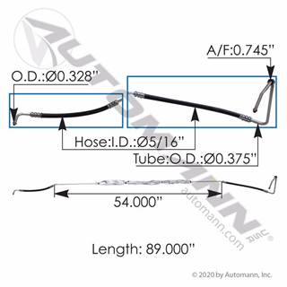New Aftermarket Volvo A/C Hose Assembly