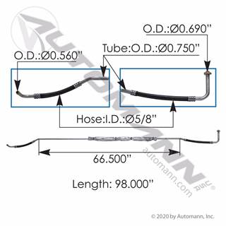 New Aftermarket Volvo A/C Hose Assemblies