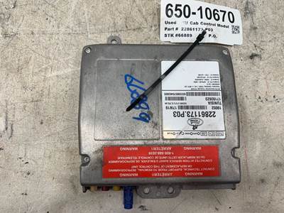 Used Mack CXU Cab Control Module