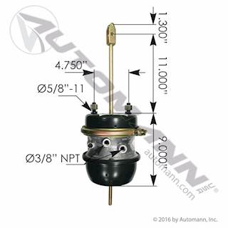 New Aftermarket Bendix 30/30 Welded Clevis Brake Chamber