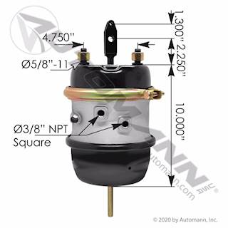 New Aftermarket Haldex 30/30 LS Welded Clevis Brake Chamber