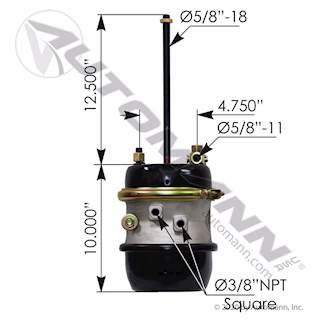 New Aftermarket Hendrickson 30/30 Intraax Sealed Brake Chamber