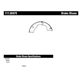 New Centric Parking Brake Shoes, Premium Brake Shoe 9 1/2 x 2 1/2 DIH PB