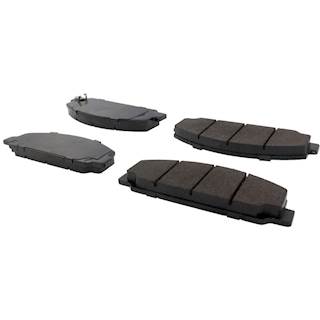 Hino New Centric Brake Pads, Posi-Quiet Ceramic W/Shims and Hardware