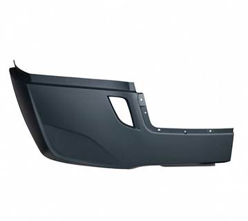 New Aftermarket Freightliner Cascadia RH Outer Bumper End w/o Fog or Air Dam Holes