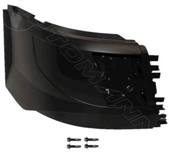 New Aftermarket Volvo VNL Gen 2 RH Bumper End for Short Hoods