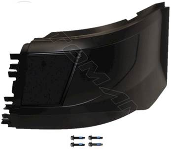 New Aftermarket Volvo VNL Gen 2 LH Bumper End for Short Hoods