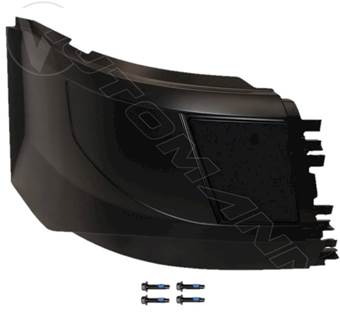 New Aftermarket Volvo VNL Gen 2 RH Bumper End for Short Hoods