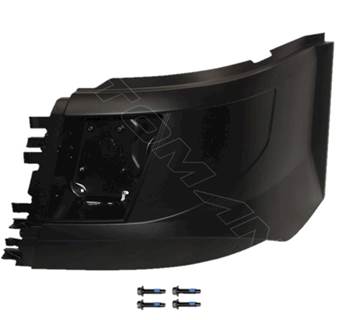 New Aftermarket Volvo VNL Gen 2 LH Bumper End for Long Hood
