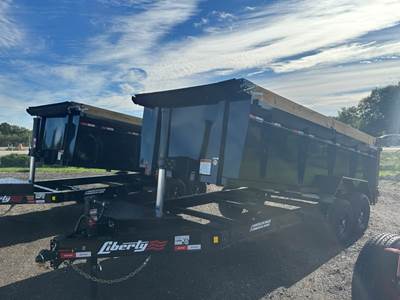 LIBERTY 16' 15,400 LB Dump Trailer LD14K83X16B8TSHS Bumper-pull Dump Trailer