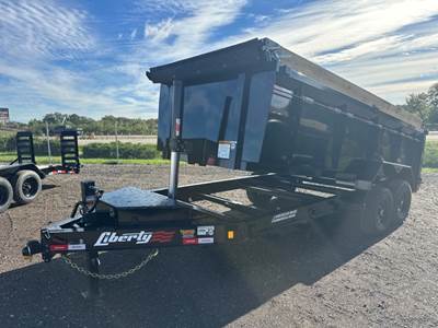 LIBERTY 16' 15,400 LB Dump Trailer LD14K83X16B8TSHS Bumper-pull Dump Trailer