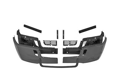 New Aftermarket Freightliner Cascadia P4 Aero Composite Bumper w/o Fog (Assembly Required)