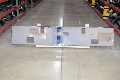 New Aftermarket Freightliner Classic Boxed End Bumper