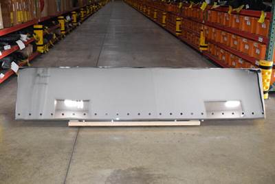 New Aftermarket Peterbilt 379 Blind Mount Bumper w/24-3/4" Bullet Cut Outs