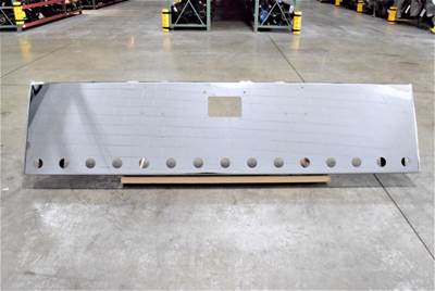 New Aftermarket Peterbilt 379 Box End Bumper