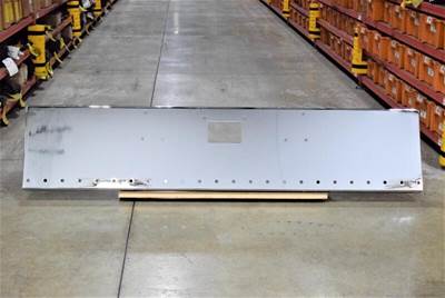 New Aftermarket Peterbilt 379 Box End Bumper w/24-3/4" Bullet Cut Outs