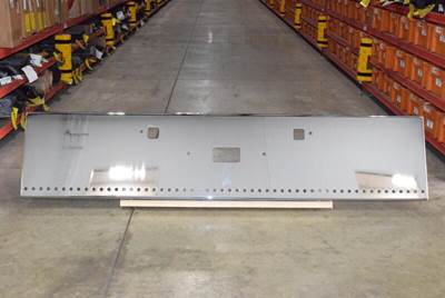 New Aftermarket Peterbilt 389 Bumper w/54-3/4" Bottom Hole Cut Outs