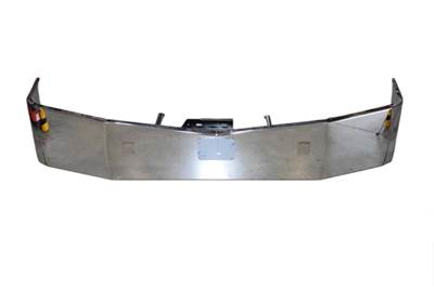 New Aftermarket Peterbilt 579 Chrome Bumper w/Radar Cut Out