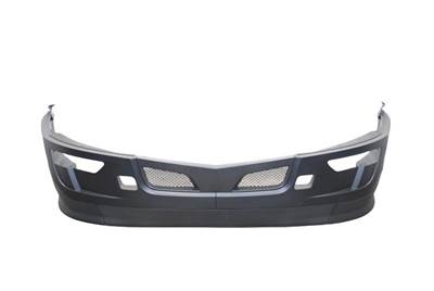 New Aftermarket Peterbilt 579 Next Gen Black Composite Bumper w/Fog
