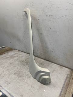 Used 2016 Freightliner Coronado Right Exterior A-Pillar Trim, White, Part # 1843040001