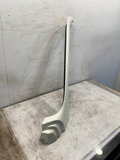 Used 2016 Freightliner Coronado Left Front Exterior A-Pillar Trim, White, Part # 1843040000