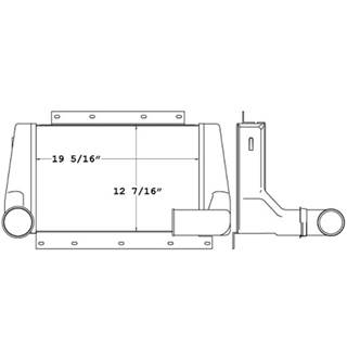 NTO 3800 International Charge Air Cooler