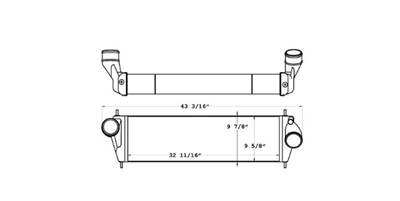 New International MV Charge Air Cooler