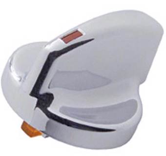 New Aftermarket International Climate Control Chrome Knob