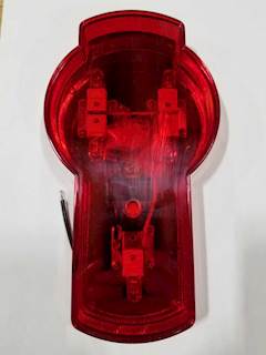 New Aftermarket Kenworth Emblem Light Red Incandescent Red Lens