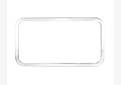 New Aftermarket Peterbilt 379 Rear Sleeper Window Chrome Trim