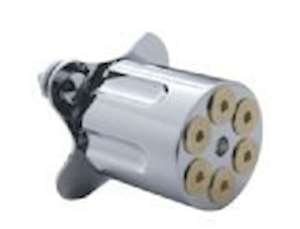 New Aftermarket Universal Gun Cylinder Chrome Wheel Knob