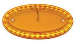 New Aftermarket Peterbilt LED Amber Emblem Light