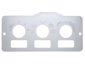 New Aftermarket Peterbilt Chrome Climate Control Bezel