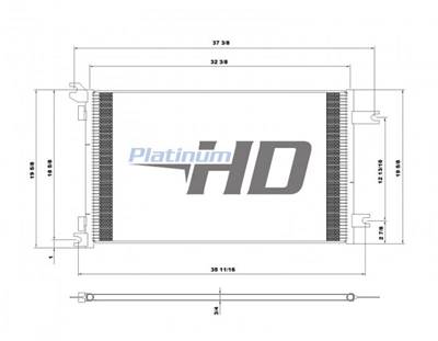 New Aftermarket International Prostar A/C Condenser