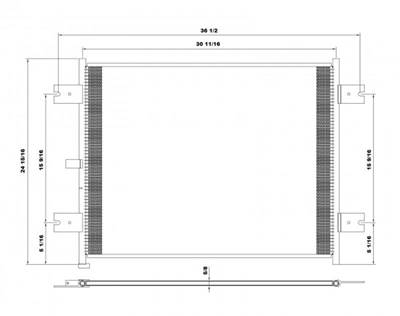New Aftermarket Peterbilt 387 Condenser