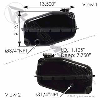 New Aftermarket Freightliner FL112 Coolant Reservoir