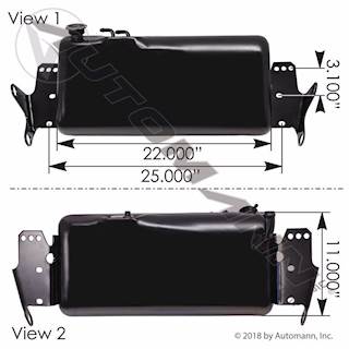 New Aftermarket Freightliner FLD Coolant Reservoir