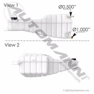 New Aftermarket Freightliner Business Class M2 Coolant Reservoir