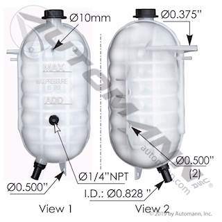 New Aftermarket International 8600 Coolant Reservoir