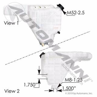 New Aftermarket International Prostar Coolant Reservoir