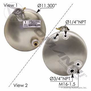 New Aftermarket Mack CXN 612 Coolant Reservoir