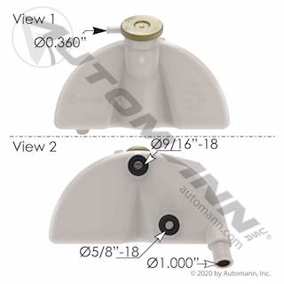 New Aftermarket Mack Granite CV713 Coolant Reservoir