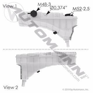 New Aftermarket Kenworth T660 Coolant Reservoir