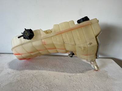 Used Peterbilt 386 Coolant Reservoir w/ Caps (2), Level Sensor