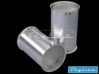 New Aftermarket Caterpillar C7 DPF With Clamps And Gaskets