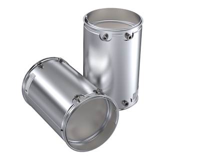 New Aftermarket Cummins ISB DPF With Clamps and Gaskets