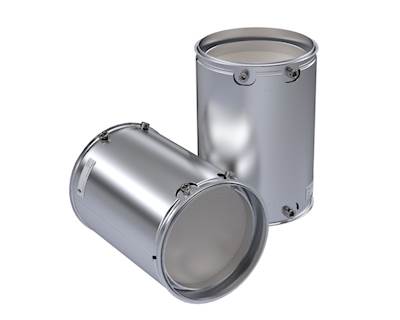 New Aftermarket Cummins ISC/ISL DPF With Clamps and Gaskets